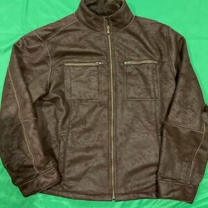 Vintage Brown Leather Jacket